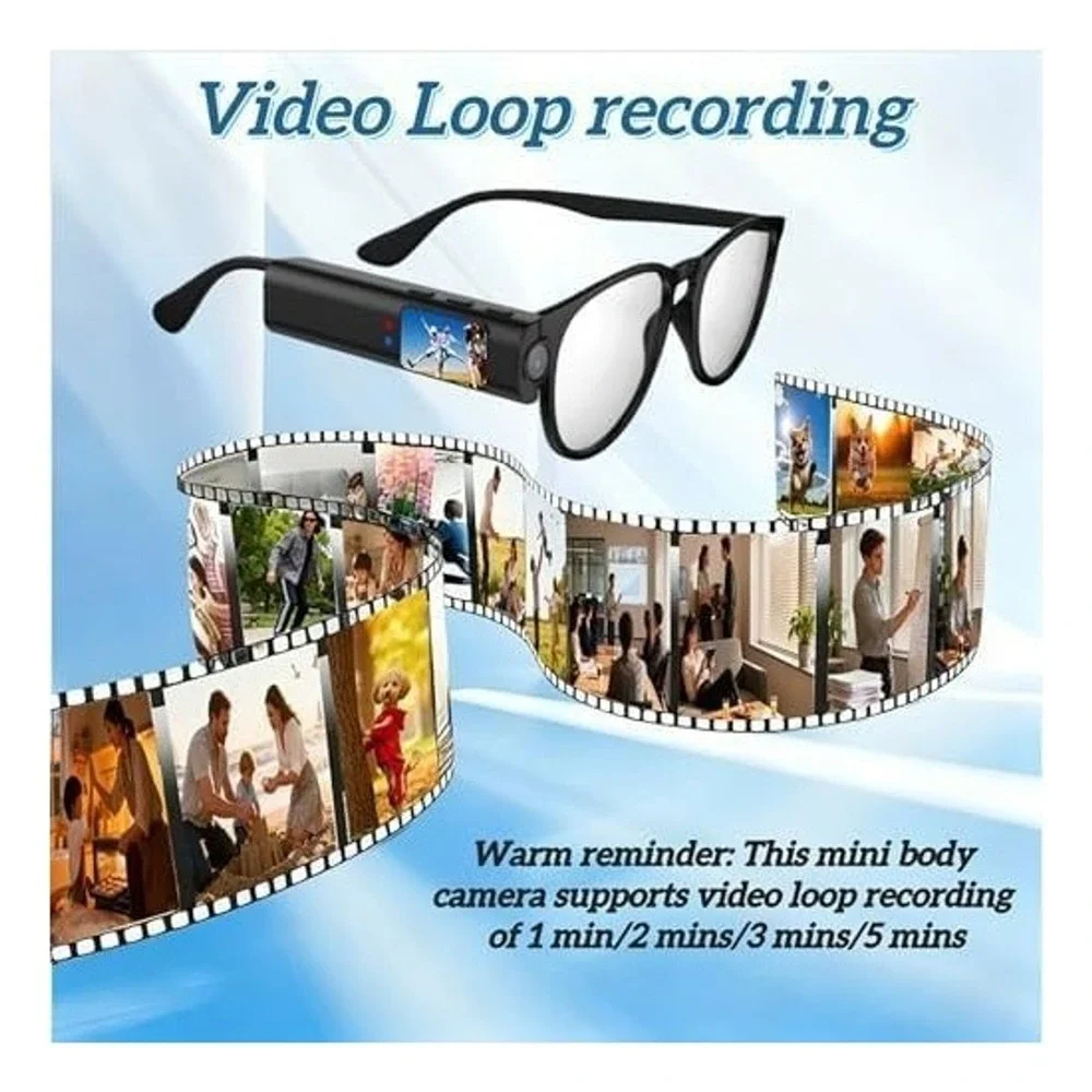 Fanisic‎ HD 1080P Camera Glasses Video and Audio Recorder